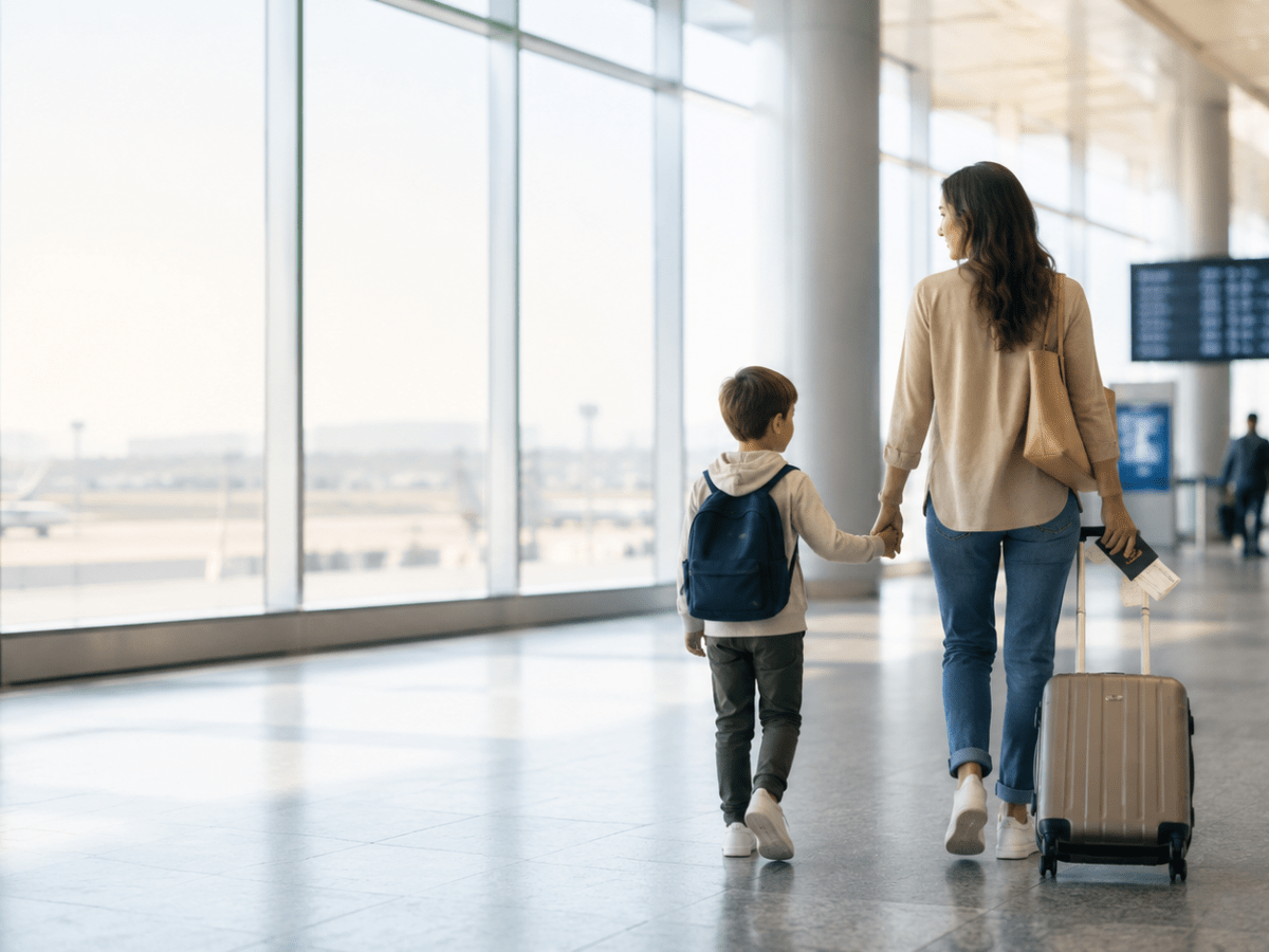 ¿Puedo viajar con mi hijo sin permiso del padre/madre fuera del país?
